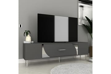 Aldor Tv-bänk 150 cm - Antracit/Silver - Möbler - TV- & Mediamöbler - TV bänk & mediabänk