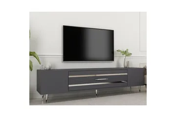 Anira Tv-bänk 150 cm - Antracit/Silver - Möbler - TV- & Mediamöbler - TV bänk & mediabänk