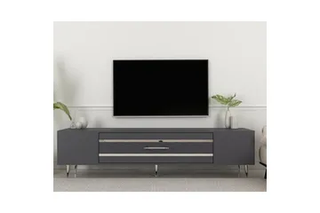 Anira Tv-bänk 150 cm - Antracit/Silver - Möbler - TV- & Mediamöbler - TV bänk & mediabänk