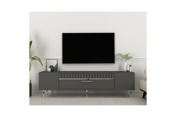 Anira Tv-bänk 150 cm - Antracit/Silver - Möbler - TV- & Mediamöbler - TV bänk & mediabänk