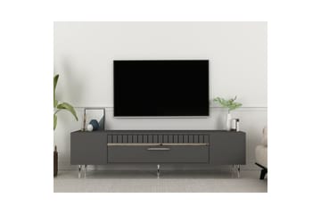 Anira Tv-bänk 150 cm - Antracit/Silver - Möbler - TV- & Mediamöbler - TV bänk & mediabänk