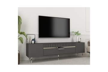 Anira Tv-bänk 150 cm - Antracit/Silver - Möbler - TV- & Mediamöbler - TV bänk & mediabänk