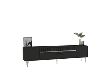 Anira Tv-bänk 150 cm - Antracit/Silver - Möbler - TV- & Mediamöbler - TV bänk & mediabänk