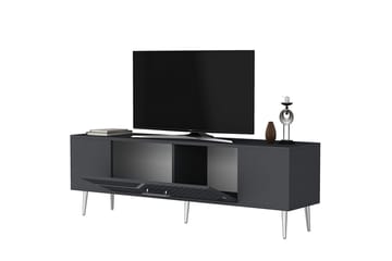 Anira Tv-bänk 150 cm - Antracit/Silver - Möbler - TV- & Mediamöbler - TV bänk & mediabänk