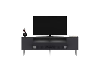 Anira Tv-bänk 150 cm - Antracit/Silver - Möbler - TV- & Mediamöbler - TV bänk & mediabänk