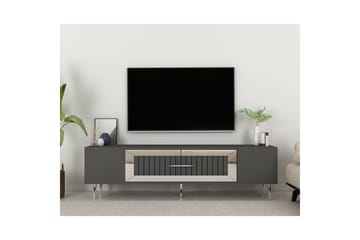 Anira Tv-bänk 150 cm - Antracit/Silver - Möbler - TV- & Mediamöbler - TV bänk & mediabänk