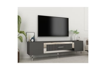 Anira Tv-bänk 150 cm - Antracit/Silver - Möbler - TV- & Mediamöbler - TV bänk & mediabänk