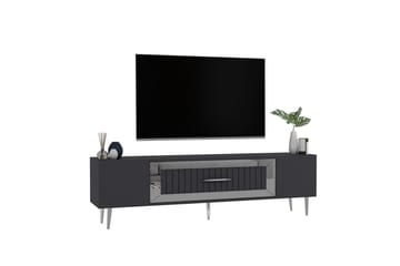 Anira Tv-bänk 150 cm - Antracit/Silver - Möbler - TV- & Mediamöbler - TV bänk & mediabänk