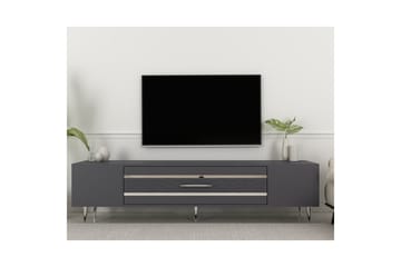 Anira Tv-bänk 150 cm - Antracit/Silver - Möbler - TV- & Mediamöbler - TV bänk & mediabänk