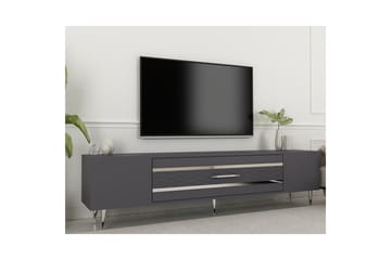 Anira Tv-bänk 150 cm - Antracit/Silver - Möbler - TV- & Mediamöbler - TV bänk & mediabänk