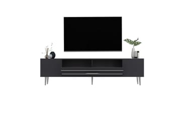 Anira Tv-bänk 150 cm - Antracit/Silver - Möbler - TV- & Mediamöbler - TV bänk & mediabänk