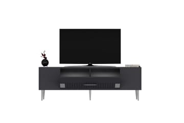 Anira Tv-bänk 150 cm - Antracit/Silver - Möbler - TV- & Mediamöbler - TV bänk & mediabänk