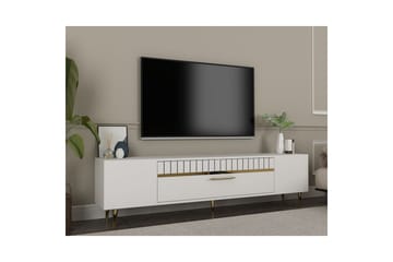 Anira Tv-bänk 150 cm - Vit/Guld - Möbler - TV- & Mediamöbler - TV bänk & mediabänk