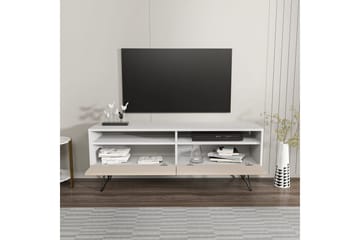 Anvor Tv-bänk 140 cm - Vit/Beige - Möbler - TV- & Mediamöbler - TV bänk & mediabänk