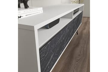 Anvor Tv-bänk 140 cm - Vit/Svart - Möbler - TV- & Mediamöbler - TV bänk & mediabänk