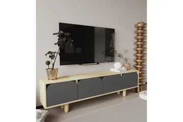 Arvo Tv-bänk 180x30 cm - Brun/Antracit - Möbler - TV- & Mediamöbler - TV bänk & mediabänk