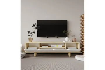 Arvo Tv-bänk 180x30 cm - Brun/Vit - Möbler - TV- & Mediamöbler - TV bänk & mediabänk