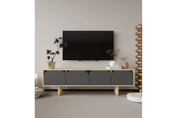 Arvo Tv-stativ 180x30 cm - Brun/Antracit - Möbler - TV- & Mediamöbler - Mediastativ & väggfäste - Tv-stativ & Tv-väggfäste
