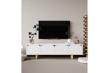 Arvo Tv-stativ 180x30 cm - Vit - Möbler - TV- & Mediamöbler - Mediastativ & väggfäste - Tv-stativ & Tv-väggfäste