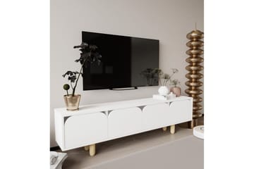 Arvo Tv-stativ 180x30 cm - Vit - Möbler - TV- & Mediamöbler - Mediastativ & väggfäste - Tv-stativ & Tv-väggfäste