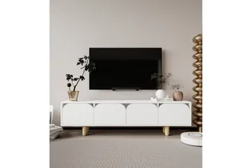 Arvo Tv-stativ 180x30 cm - Vit - Möbler - TV- & Mediamöbler - Mediastativ & väggfäste - Tv-stativ & Tv-väggfäste