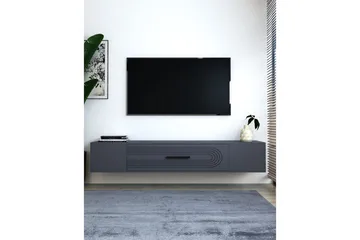 Avryn Tv-bänk 150 cm - Antracit - Möbler - TV- & Mediamöbler - TV bänk & mediabänk