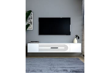 Avryn Tv-bänk 150 cm - Vit - Möbler - TV- & Mediamöbler - TV bänk & mediabänk