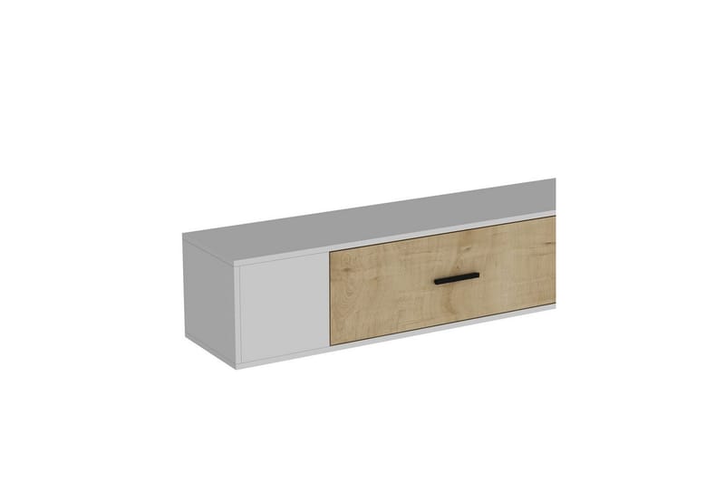 Avryn Tv-bänk 150 cm - Vit/Ek - Möbler - TV- & Mediamöbler - TV bänk & mediabänk