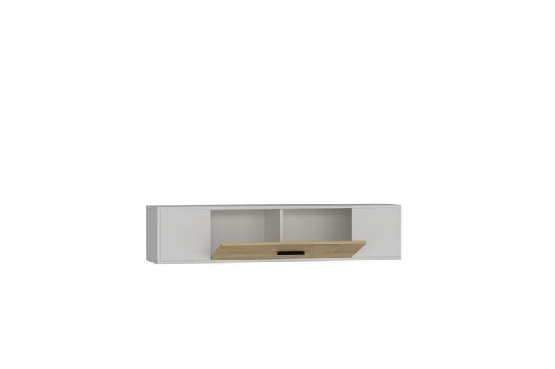 Avryn Tv-bänk 150 cm - Vit/Ek - Möbler - TV- & Mediamöbler - TV bänk & mediabänk