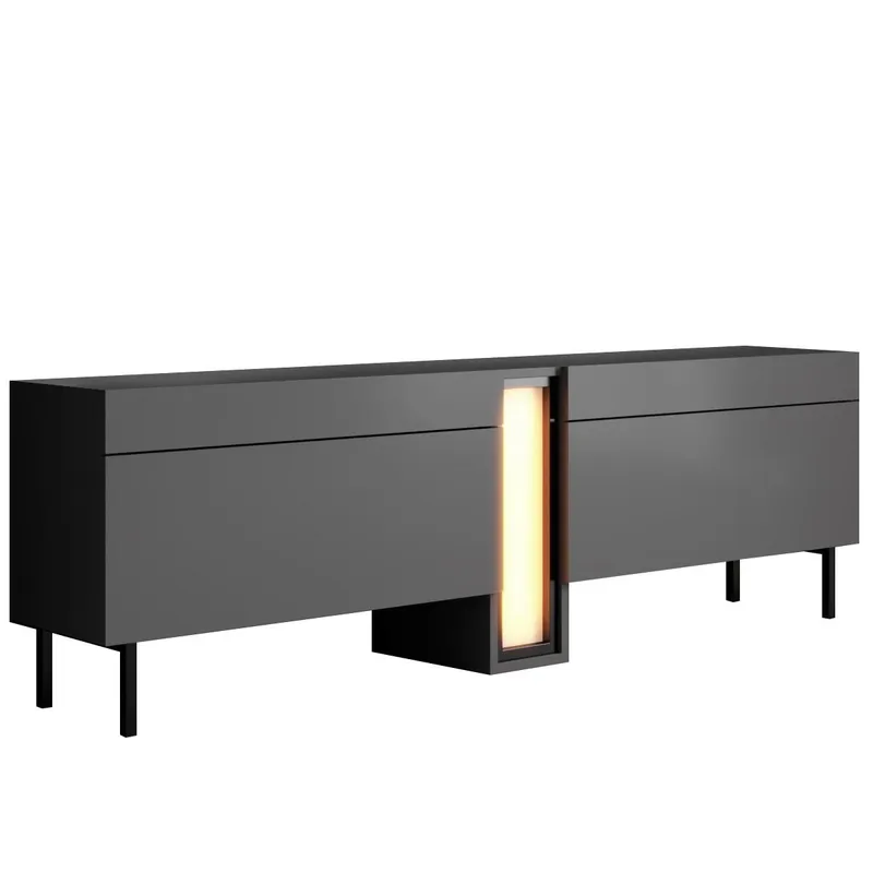 Berriaren TV-bänk 180 cm, Antracit