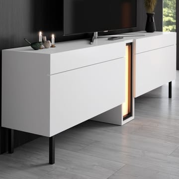 Berriaren TV-bänk 180 cm - Vit - Möbler - TV- & Mediamöbler - Mediastativ & väggfäste - Tv-stativ & Tv-väggfäste