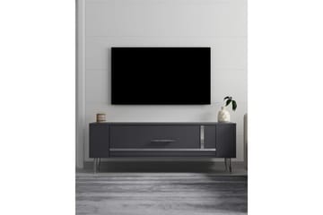 Beyra Tv-bänk 120 cm - Antracit/Silver - Möbler - TV- & Mediamöbler - TV bänk & mediabänk