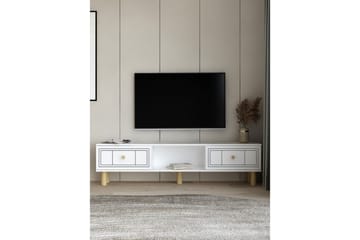 Bohem Tv-stativ 150x30 cm - Vit - Möbler - TV- & Mediamöbler - Mediastativ & väggfäste - Tv-stativ & Tv-väggfäste