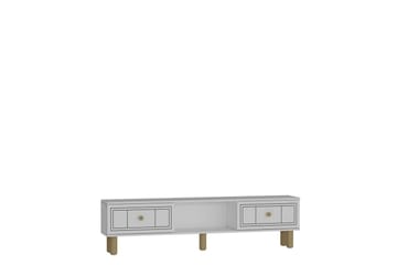 Bohem Tv-stativ 150x30 cm - Vit - Möbler - TV- & Mediamöbler - Mediastativ & väggfäste - Tv-stativ & Tv-väggfäste