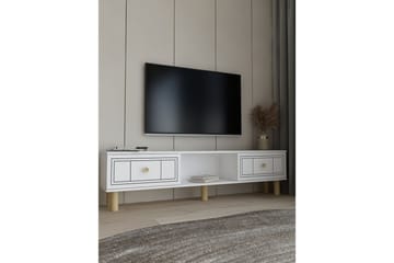Bohem Tv-stativ 150x30 cm - Vit - Möbler - TV- & Mediamöbler - Mediastativ & väggfäste - Tv-stativ & Tv-väggfäste