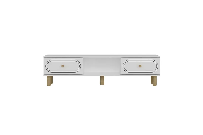 Bohem Tv-stativ 150x83 cm, Vit