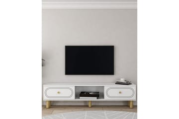 Bohem Tv-stativ 150x83 cm - Vit - Möbler - TV- & Mediamöbler - Mediastativ & väggfäste - Tv-stativ & Tv-väggfäste