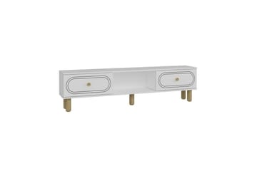 Bohem Tv-stativ 150x83 cm - Vit - Möbler - TV- & Mediamöbler - Mediastativ & väggfäste - Tv-stativ & Tv-väggfäste