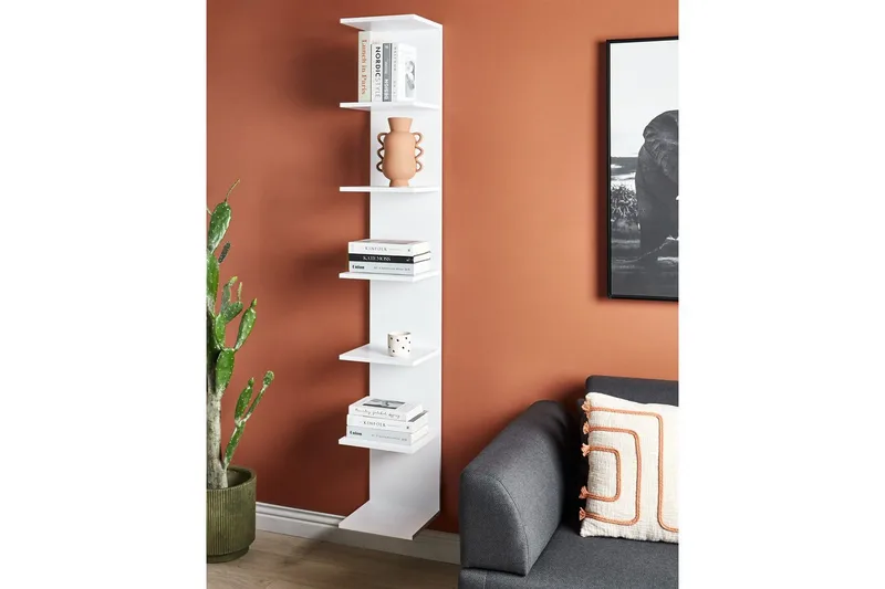 Bokhylla Eston Vit - Vit - Förvaring - Hylla - Bokhylla