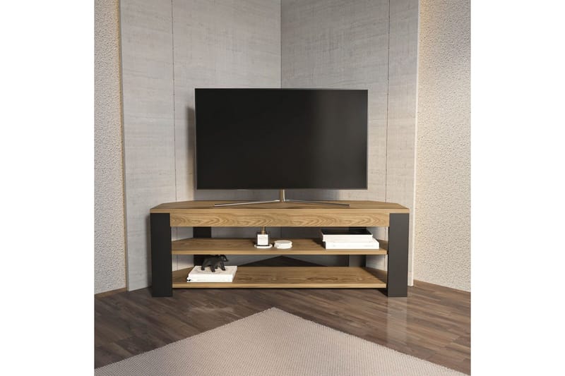 Bralyn Tv-bänk 120 cm - Ek/Antracit - Möbler - TV- & Mediamöbler - TV bänk & mediabänk