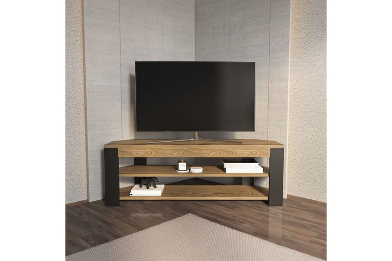 Bralyn Tv-bänk 120 cm - Ek/Antracit - Möbler - TV- & Mediamöbler - TV bänk & mediabänk