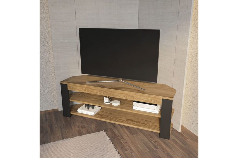 Bralyn Tv-bänk 120 cm - Ek/Antracit - Möbler - TV- & Mediamöbler - TV bänk & mediabänk