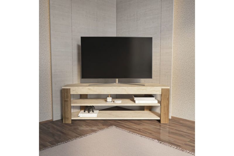 Bralyn Tv-bänk 120 cm - Vit/Ek - Möbler - TV- & Mediamöbler - TV bänk & mediabänk