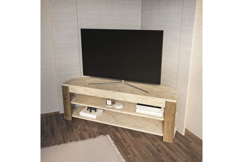 Bralyn Tv-bänk 120 cm - Vit/Ek - Möbler - TV- & Mediamöbler - TV bänk & mediabänk