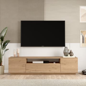 Brynnor Tv Bänk 180 cm med Förvaring i Valnöt - Brun - Möbler - TV- & Mediamöbler - TV bänk & mediabänk