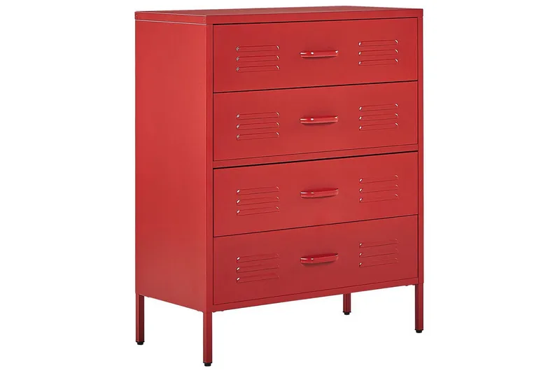Byrå Enago Röd - Röd - Förvaring - Förvaringsmöbler - Byrå - Hallbyrå