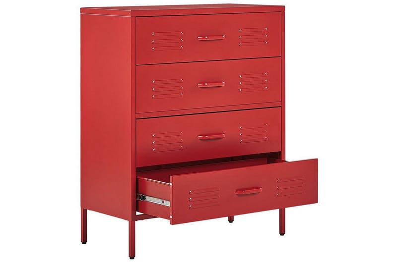 Byrå Enago Röd - Röd - Förvaring - Förvaringsmöbler - Byrå - Hallbyrå