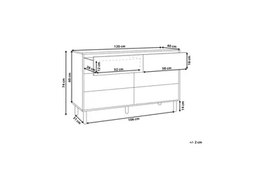 Byrå Sharpe - Förvaring - Förvaringsmöbler - Byrå