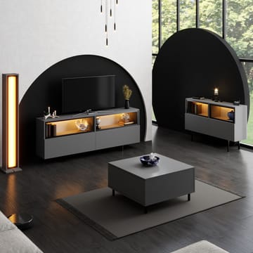 Cielieucel TV-bänk 180 cm - Antracit - Möbler - TV- & Mediamöbler - Mediastativ & väggfäste - Tv-stativ & Tv-väggfäste