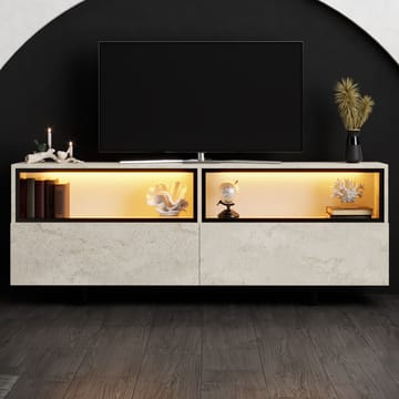 Cielieucel TV-bänk 180 cm - Travertin - Möbler - TV- & Mediamöbler - Mediastativ & väggfäste - Tv-stativ & Tv-väggfäste